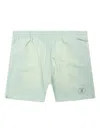 Represent Embroidered-logo Pocket Shorts In Green