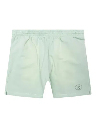 Represent Embroidered-logo Pocket Shorts In Green