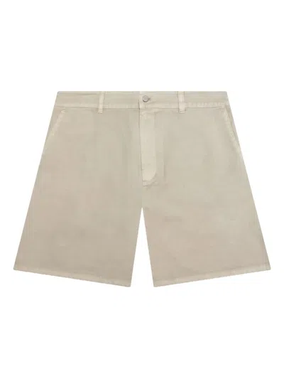 Represent Embroidered-logo Shorts In Neutral