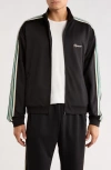 Represent Mens Embroidered-logo Striped-taped Woven Track Jacket Jet Black Xl In Black