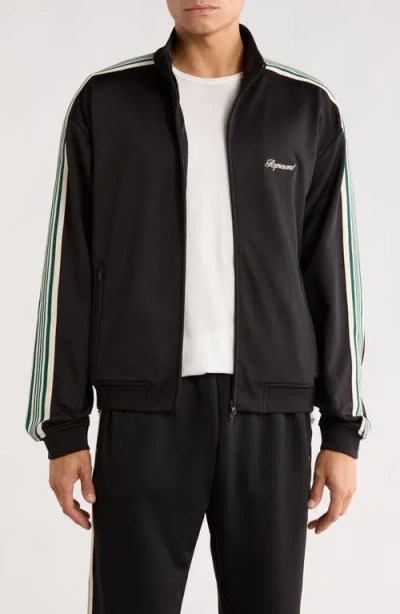 REPRESENT REPRESENT EMBROIDERED LOGO TAPE STRIPE TRACK JACKET