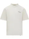 Represent Embroidered Logo T-shirt In Flat White