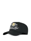 Represent Embroidered Snapback Cap In Black