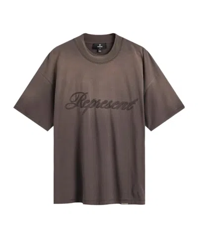 REPRESENT REPRESENT LOGO CREW NECK T-SHIRT