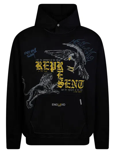 Represent Enemand Hoodie In Black