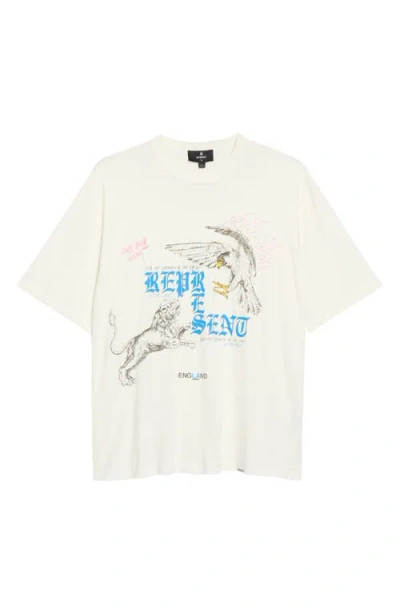 Represent Enemy Graphic Tee In White