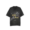 Represent Graphic-print Distressed-effect T-shirt In Black