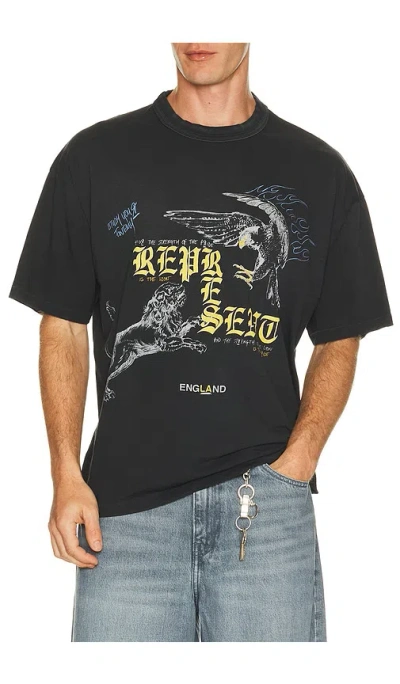 Represent Enemy Tee In Black