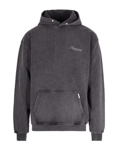 Represent Essential Cotton Pullover Sweater For Men In Vintage Grey