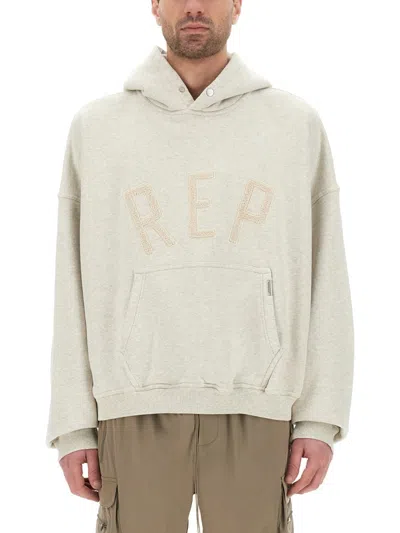 Represent Essential Hoodie In White