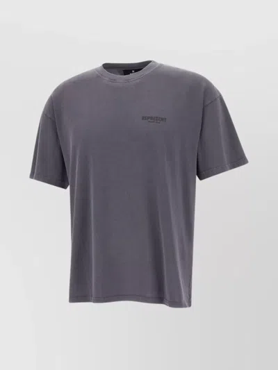 Represent "exclusive Members" Cotton T-shirt In Grey