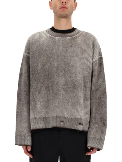 Represent Fade Out Sweater In Gray