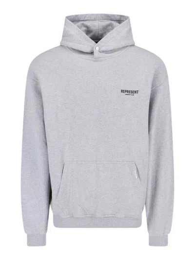 Represent Felpa Cappuccio Owners Club In Grey