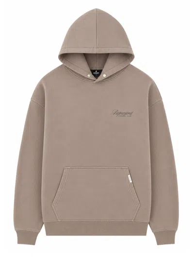 Represent Felpa Con Logo In Brown