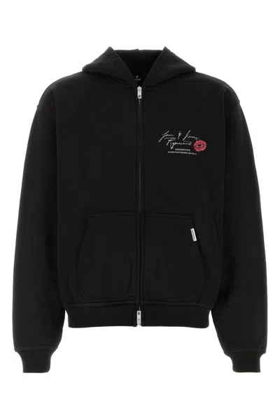 Represent Black Cotton Sweatshirt