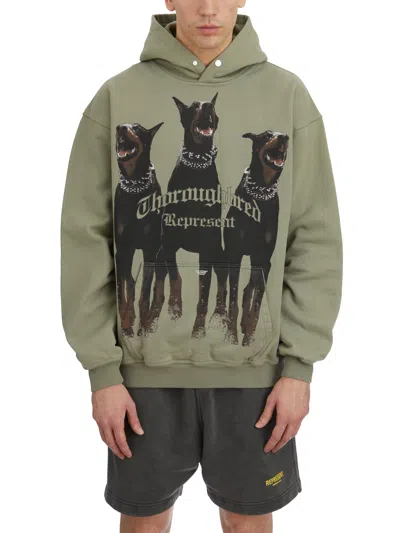 Represent Felpa Thoroughbred Hoodie In Green