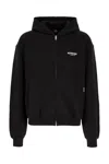 Represent Owners Club Zip Up Sweatshirt In Black