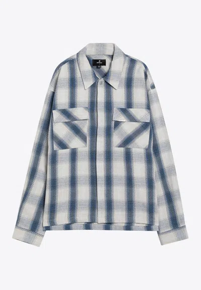 Represent Flannel Check Buttoned Shirt