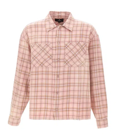 Represent Flannel Checked Shirt In Animal Print