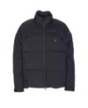 Represent Funnel Down Jacket In Black