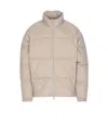Represent Funnel Down Jacket In Neutral