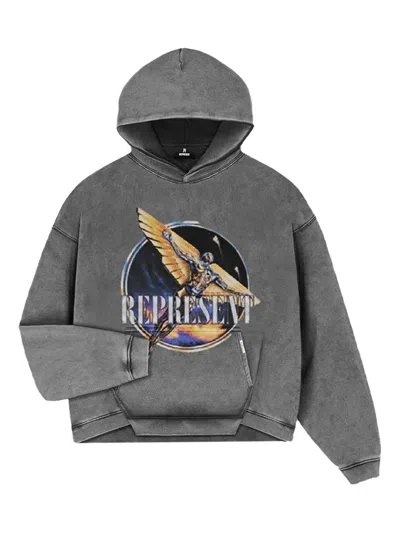 Represent Golden Tour Hoodie In Gray