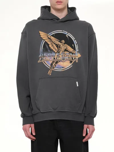 Represent Graphic Print Cotton Hoodie With Kangaroo Pocket In Multi