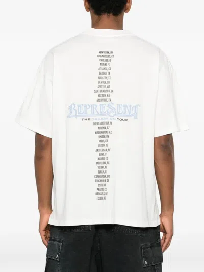 Represent "golden Tour" T-shirt In White