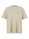 Represent White Crewneck T-shirt With Logo Lettering On The Front And Maxi Logo Print On The Rear In White