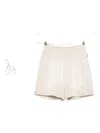Represent Grand Vintage Elasticated-waistband Logo Shorts In White
