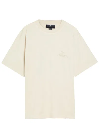 Represent Grand Vintage Printed Cotton T-shirt In Neutral