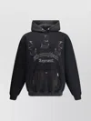 Represent Vintage Black Hoodie With Doberman Graphic And Classic Features
