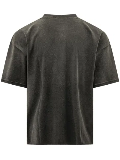 Represent Graphic Front Mini T-shirt In Stained Black