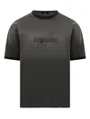 Represent Graphic Logo T-shirt In Stained Black