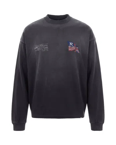 Represent Graphic Long-sleeve Sweatshirt In Gray