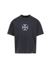 Represent Graphic Oversized T-shirt In Gray