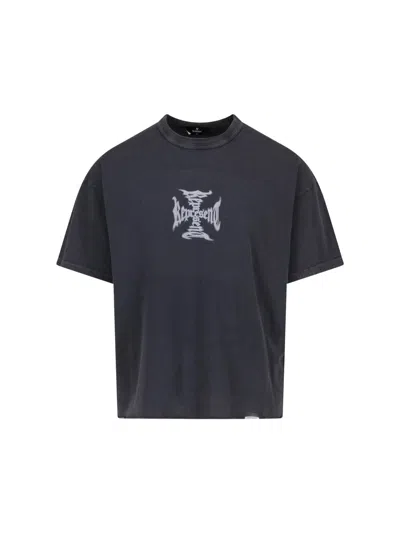 Represent Graphic Oversized T-shirt In Gray