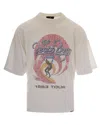 Represent Graphic Oversized T-shirt In Gray
