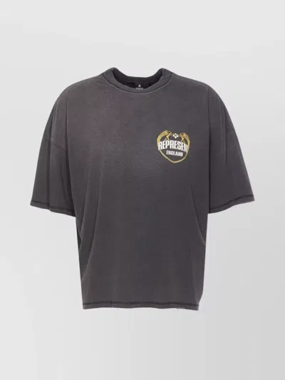 REPRESENT GRAPHIC PRINT CREW NECK SHORT SLEEVE T-SHIRT