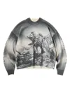Represent Iron Maiden X Trooper Graphic Sweatshirt In Gray