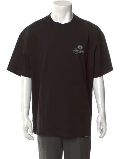 Pre-owned Represent Graphic Print Crew Neck T-shirt In Black
