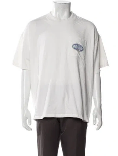 Pre-owned Represent Graphic Print Crew Neck T-shirt In Neutral