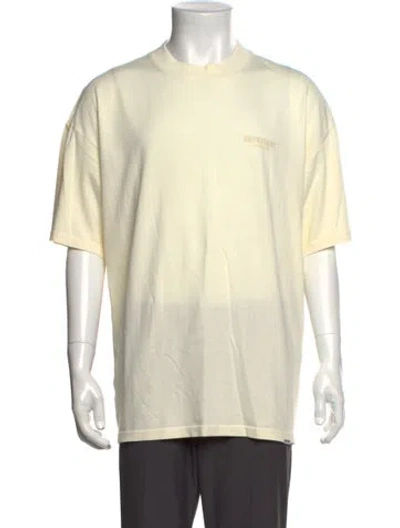 Pre-owned Represent Graphic Print Crew Neck T-shirt In Neutrals