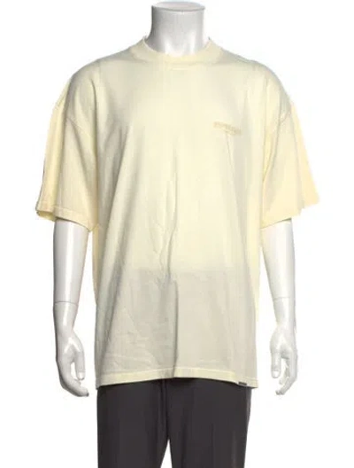 Pre-owned Represent Graphic Print Crew Neck T-shirt W/ Tags In Neutrals