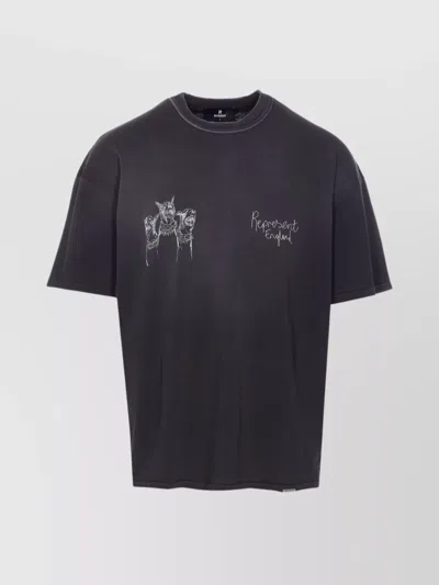 REPRESENT GRAPHIC PRINT CREWNECK SHORT SLEEVE T-SHIRT