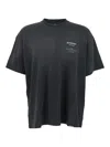 Represent Revere Manor Black T-shirt With Logo Lettering On The Front And Maxi Print On The Rear In Cotton Jer In Black
