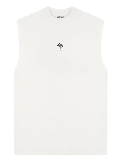 Represent Graphic-print Tank Top In White