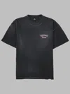 Represent T-shirt Duality Tee With Round Neck And Short Sleeves In Black Cotton Unisex In Multi