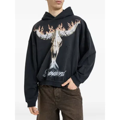 Represent Graphic-print Cotton Hoodie In Multi