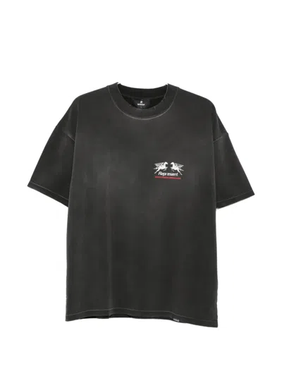 Represent 24 Hour Service Short-sleeve T-shirt In Black